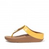 Fino Jungle Leaf Patent Toe-Post Sandals