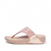 Lulu Wave Print Toe-Post Sandals