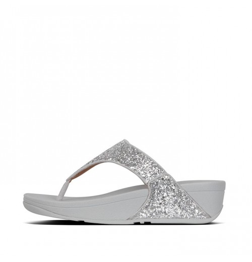 Lulu Glitter Toe-Post Sandals