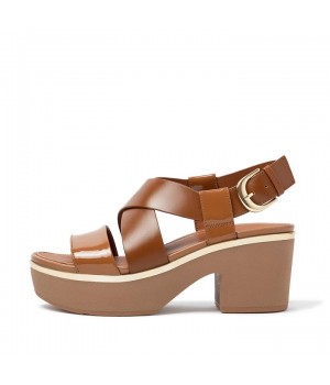 Pilar Patent Mix Back-Strap Platform Platform Sandals