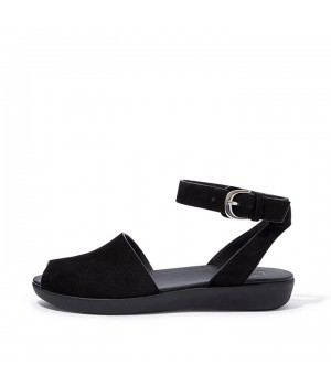 Cova Suede Peep-Toe Back-Strap Sandals