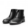 Chiarra Buckle Leather Ankle Boots