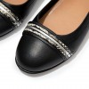 Allegro Snake Bangle Leather Ballet Flats