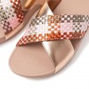 Lulu Silky Weave Cross Slides