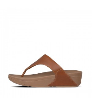 Lulu Leather Toe-Post Sandals