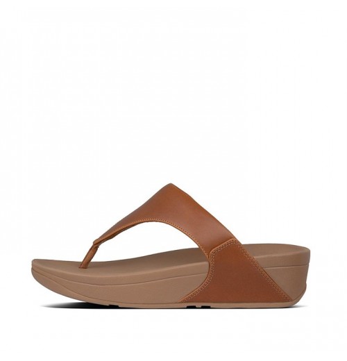 Lulu Leather Toe-Post Sandals