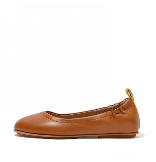 Allegro Pop Tab Soft Leather Ballet Flats