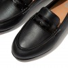 Lena Leather Penny Flat Shoes