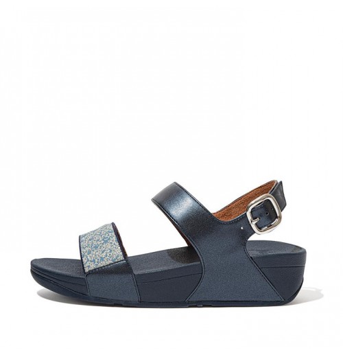 Lulu Shimmer Back-Strap Sandals