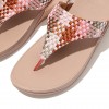 Lulu Silky Weave Toe-Post Sandals