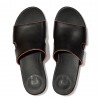 H-Bar Pop Binding Leather Slides