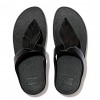 Fino Feather Metallic Toe-Post Sandals