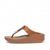 Fino Jungle Leaf Patent Toe-Post Sandals