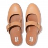 Allegro Buckle Leather Flat Shoes