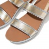 Barra Metallic Back-Strap Sandals