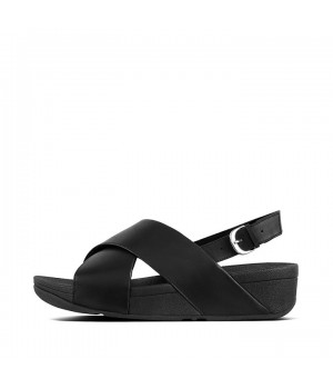 Lulu Leather Back-Strap Sandals