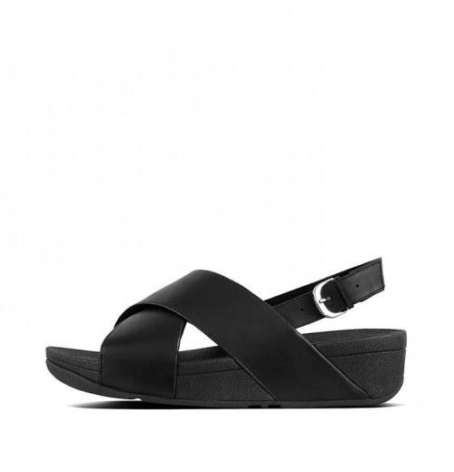 Lulu Leather Back-Strap Sandals