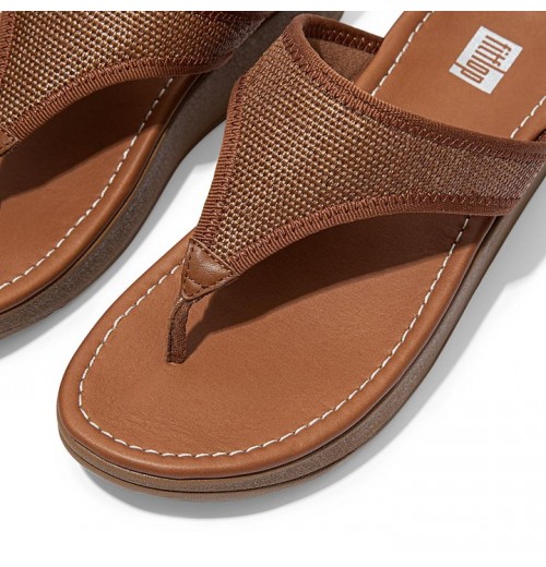 Lulu Woven Toe-Post Sandals