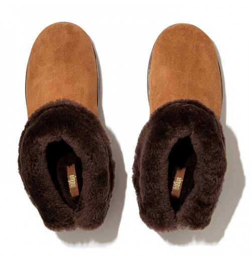 Mukluk Shorty Shearling Lined Suede Winter Boots