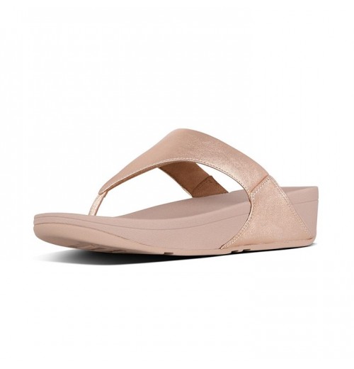 Lulu Leather Toe-Post Sandals