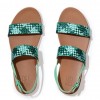 Barra Silky Weave Back-Strap Sandals