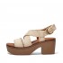 Pilar Woven Back-Strap Platform Platform Sandals