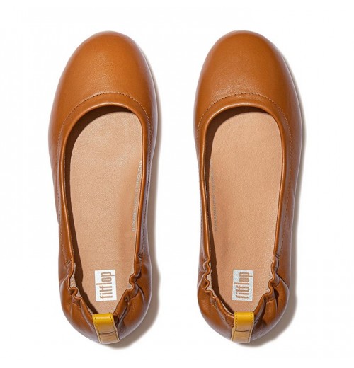 Allegro Pop Tab Soft Leather Ballet Flats