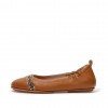 Allegro Snake Bangle Leather Ballet Flats