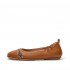 Allegro Snake Bangle Leather Ballet Flats