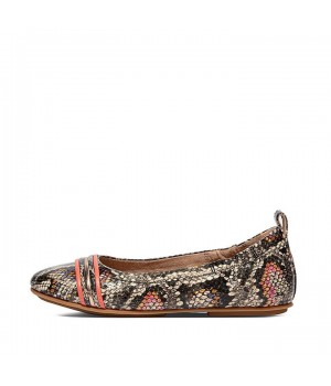 Allegro Snake Bangle Leather Ballet Flats