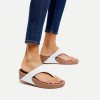 Lulu Leather Toe-Post Sandals