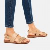 Gracie Wrapped Weave Back-Strap Sandals