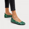 Allegro Jungle Print Soft Leather Ballet Flats