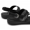 Barra Silky Weave Back-Strap Sandals