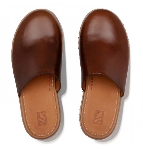 Pilar Leather Mule Platforms Mules & Clogs