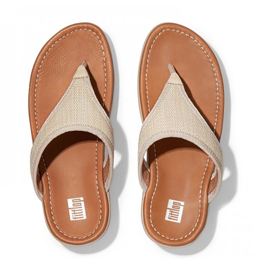 Lulu Woven Toe-Post Sandals