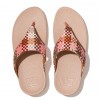 Lulu Silky Weave Toe-Post Sandals