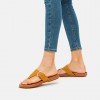 Gracie Buckle Suede Toe-Post Sandals