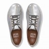 F-Sporty Leather Scoop-Cut Perf Trainers