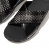 Lulu Silky Weave Cross Slides