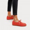 Delfine Eyelet Suede Lace-Ups Flat Shoes