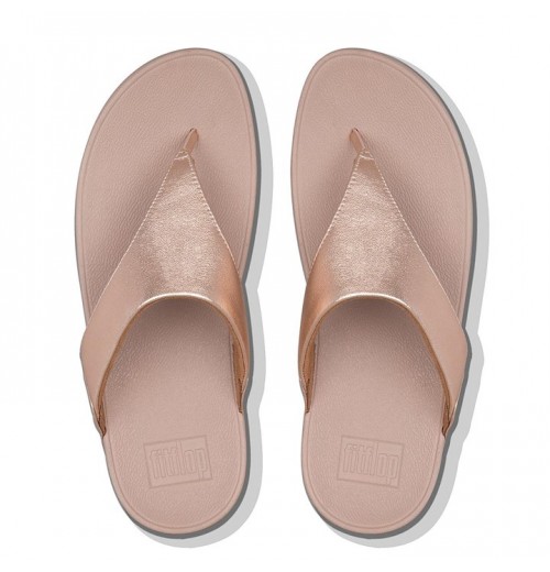 Lulu Leather Toe-Post Sandals