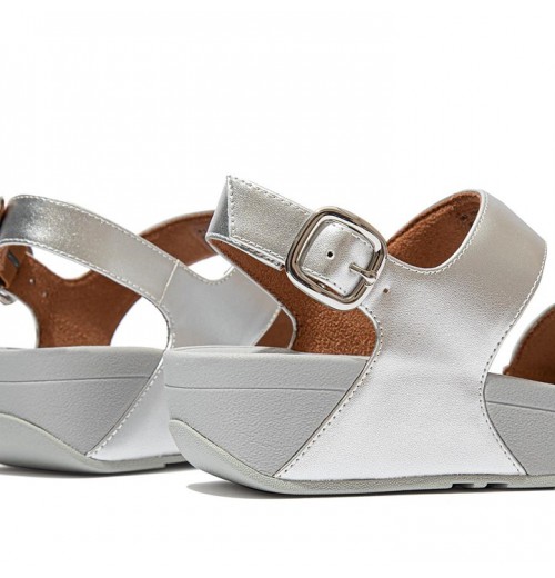 Lulu Shimmer Back-Strap Sandals