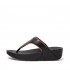 Lulu Pop Binding Leather Sandals Toe-Post Sandals