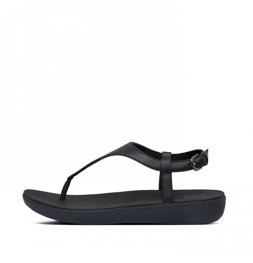 Lainey Leather Back-Strap Sandals