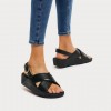 Lulu Leather Back-Strap Sandals