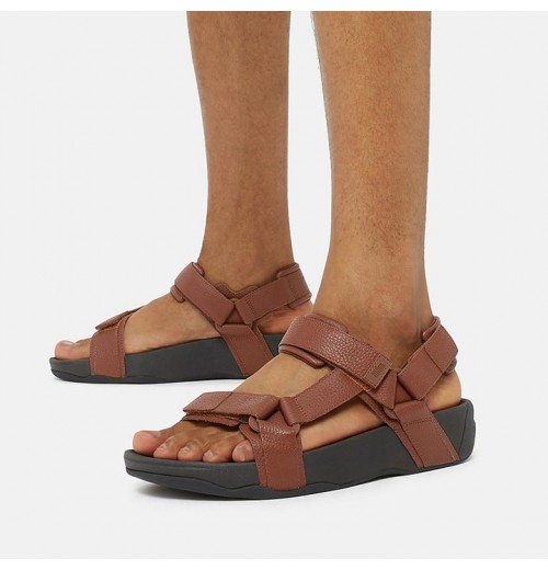 Ryker Leather Back-Strap Sandals