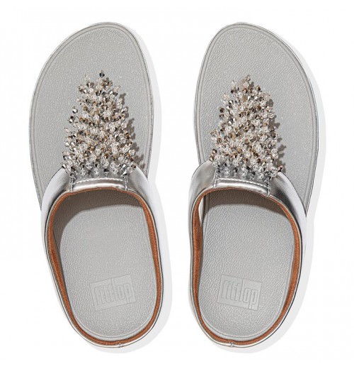 Rumba Beaded Toe-Post Sandals