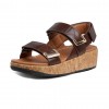 Remi Adjustable Leather Back-Strap Sandals