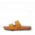 Gracie Buckle Suede Slides